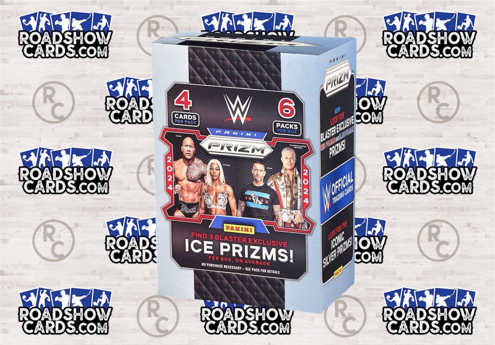 2024 WWE Prizm Hobby Blaster Box - 20 Box Sealed Case