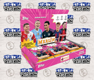 2023-24 Soccer UEFA Club Competitions Merlin Chrome Hobby - 12 Box Sealed Case