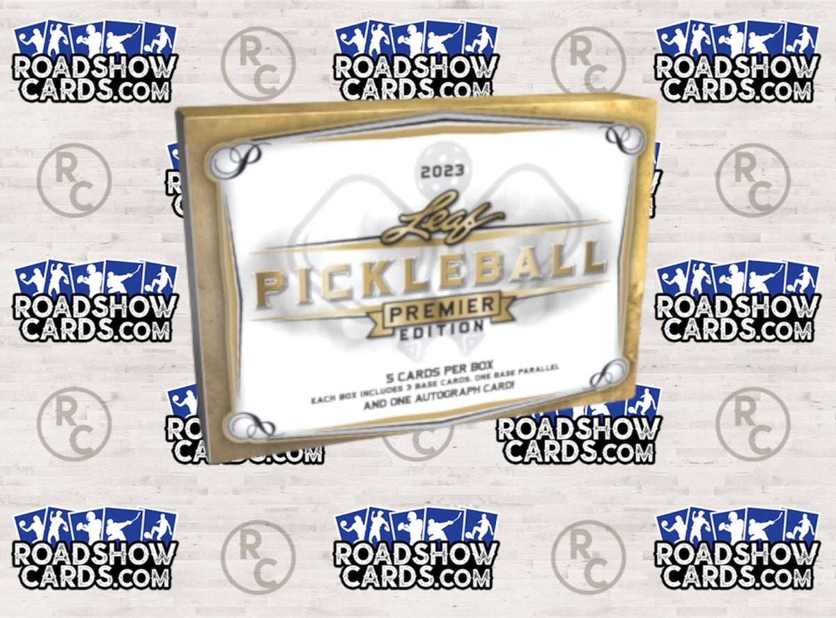 2023 Leaf Pickleball Premier Edition Hobby Box Roadshow Cards