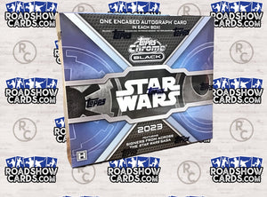 2023 Star Wars Chrome Black Hobby - 12 Box Sealed Case