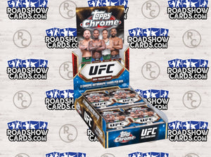 2024 Topps UFC Chrome Hobby - 12 Box Sealed Case