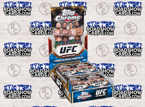2024 Topps UFC Chrome Hobby - 12 Box Sealed Case