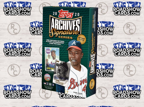 2020 Baseball Topps Archives Signatures Retired Player Hobby Box