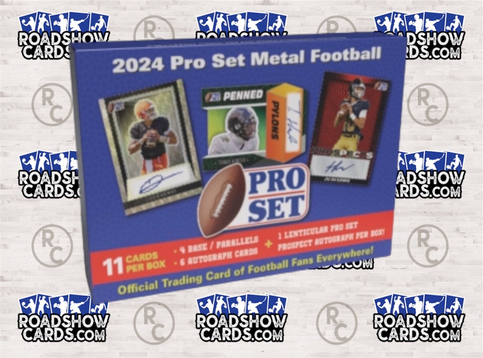 2024 Football Pro Set Metal Hobby Box