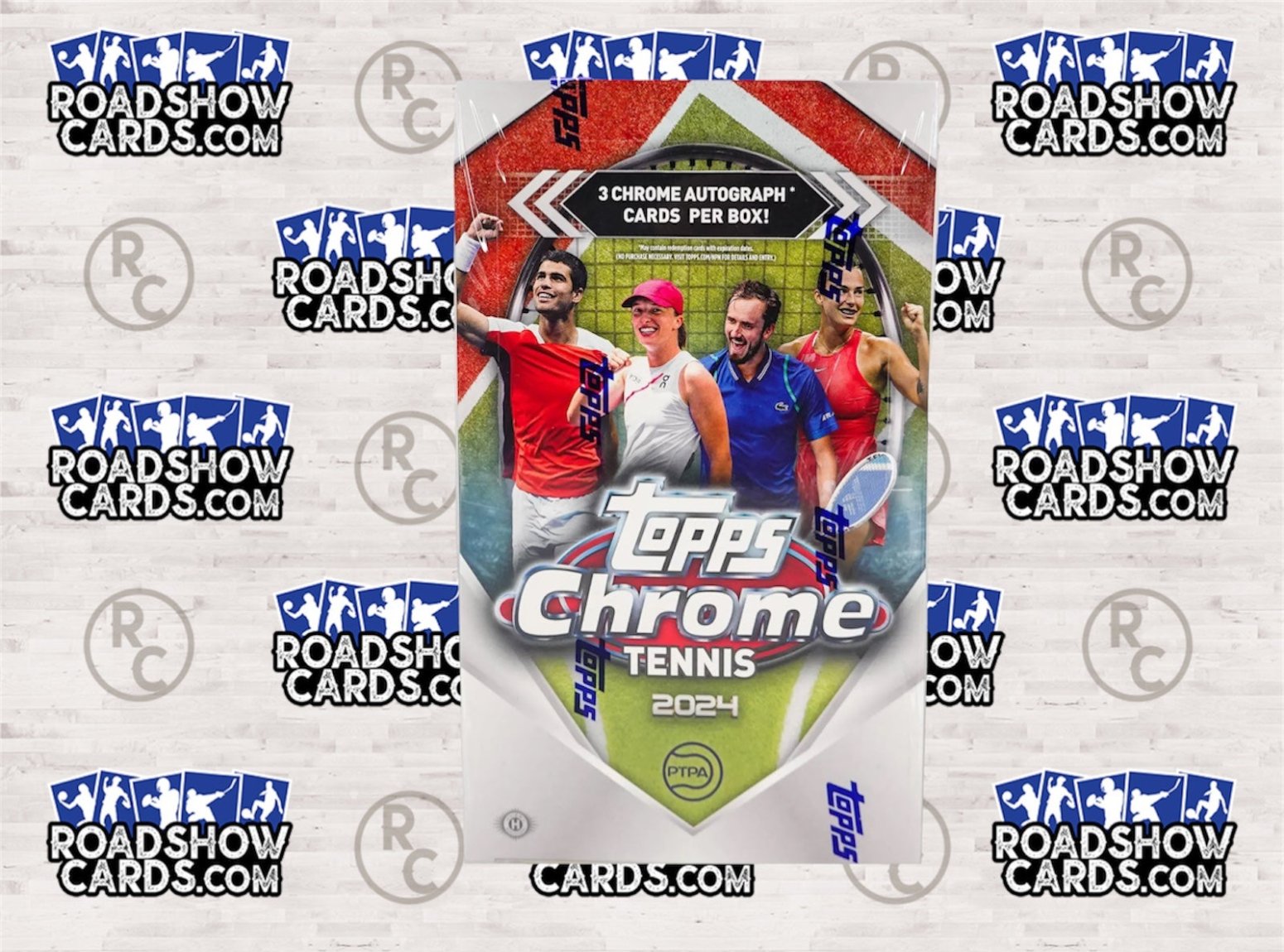 2024 Tennis Topps Chrome Hobby Box