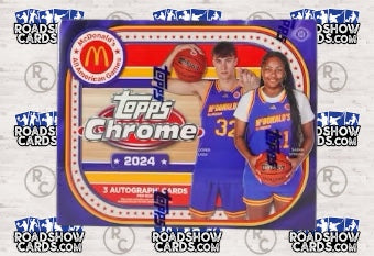 2024 Basketball Topps Chrome McDonald's All American Hobby Box