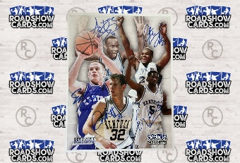 UK 1996 CHAMPIONSHIP PLAYERS - Signed Photo of A. Walker,  C. Mills, J. Prickett,  W. Turner, A. Epps