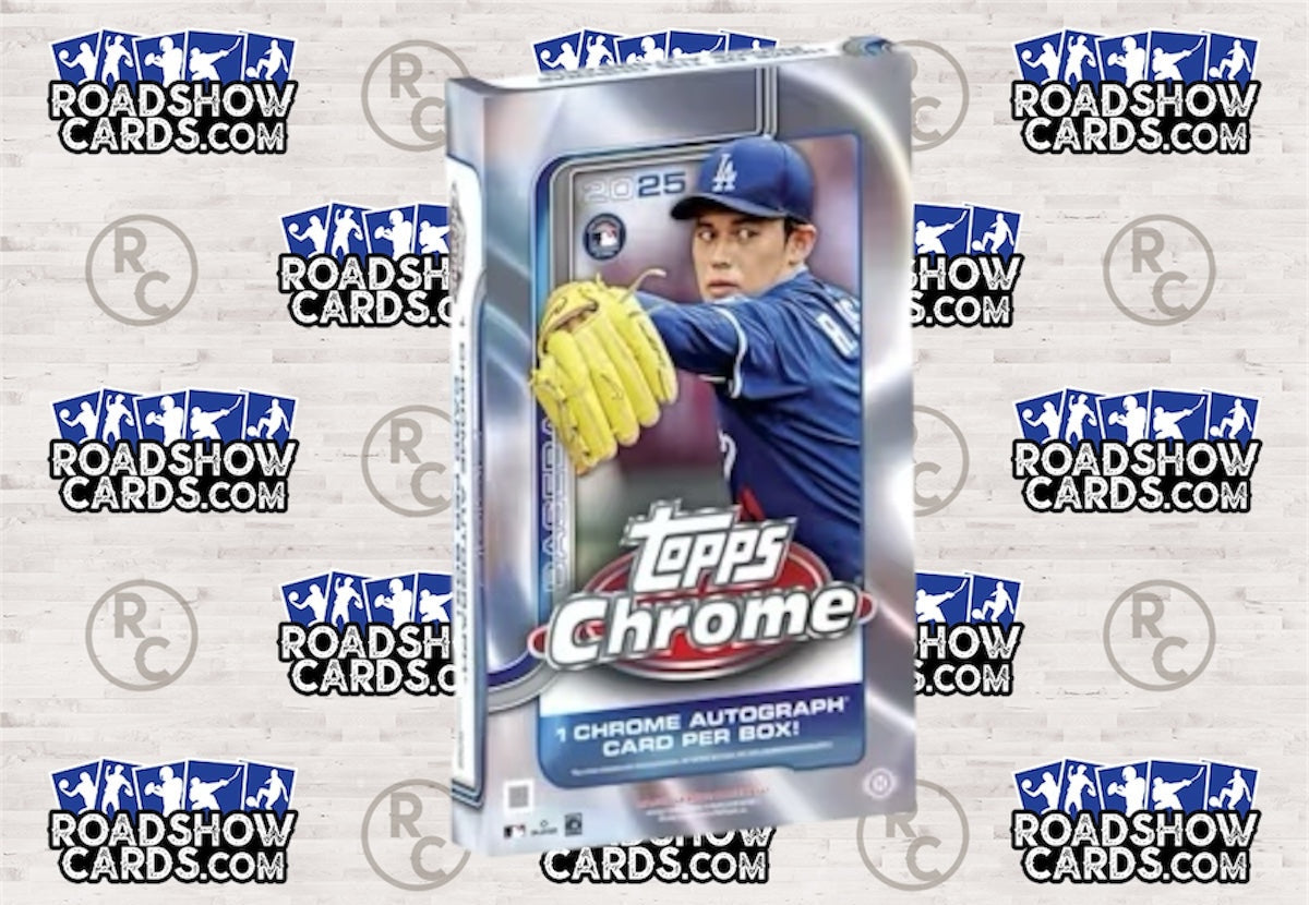 2025 Baseball Topps Chrome Hobby - 12 Box Sealed Case