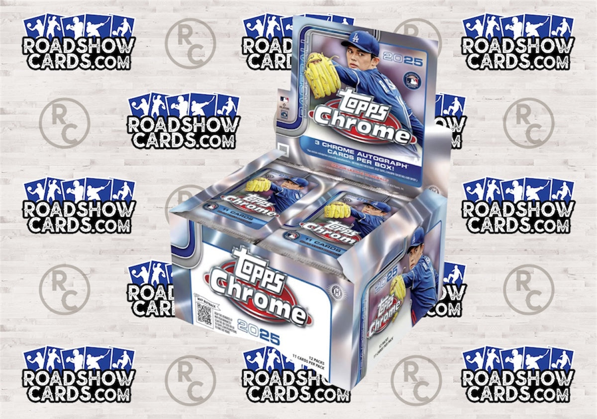 2025 Baseball Topps Chrome Jumbo - 8 Box Sealed Case