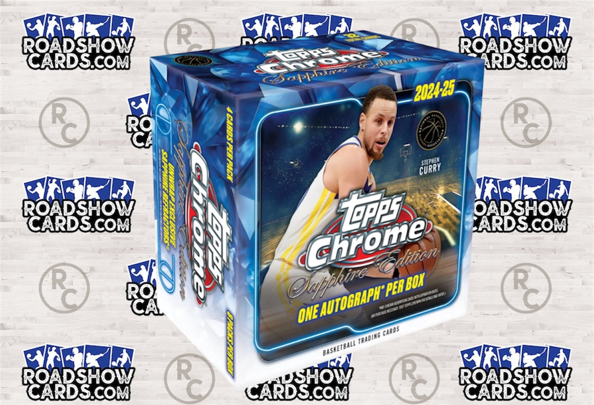 2024-25 Basketball Topps Chrome Sapphire - 10 Box Sealed Case