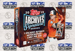 2025 Baseball Topps Archives Signature Series Active Players Edition Hobby Box