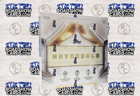 2024-25 Soccer Reverence UEFA Club Competitions Soccer Hobby - 4 Box Sealed Case