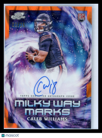 Caleb Williams - 2024 Topps Cosmic Chrome Milky Way Marks Autograph RC 02/25