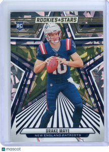 Drake Maye - 2024 Panini Rookies & Stars Rookie Cracked Ice FOTL 09/18