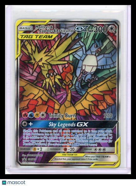 2019 Pokemon Moltres & Zapdos & Articuno GX #SM210 TAG TEAM FA