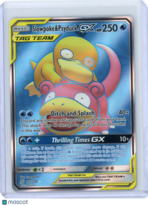 2019 Pokemon Slowpoke & Psyduck GX #217/236 TAG TEAM Unified Minds NM