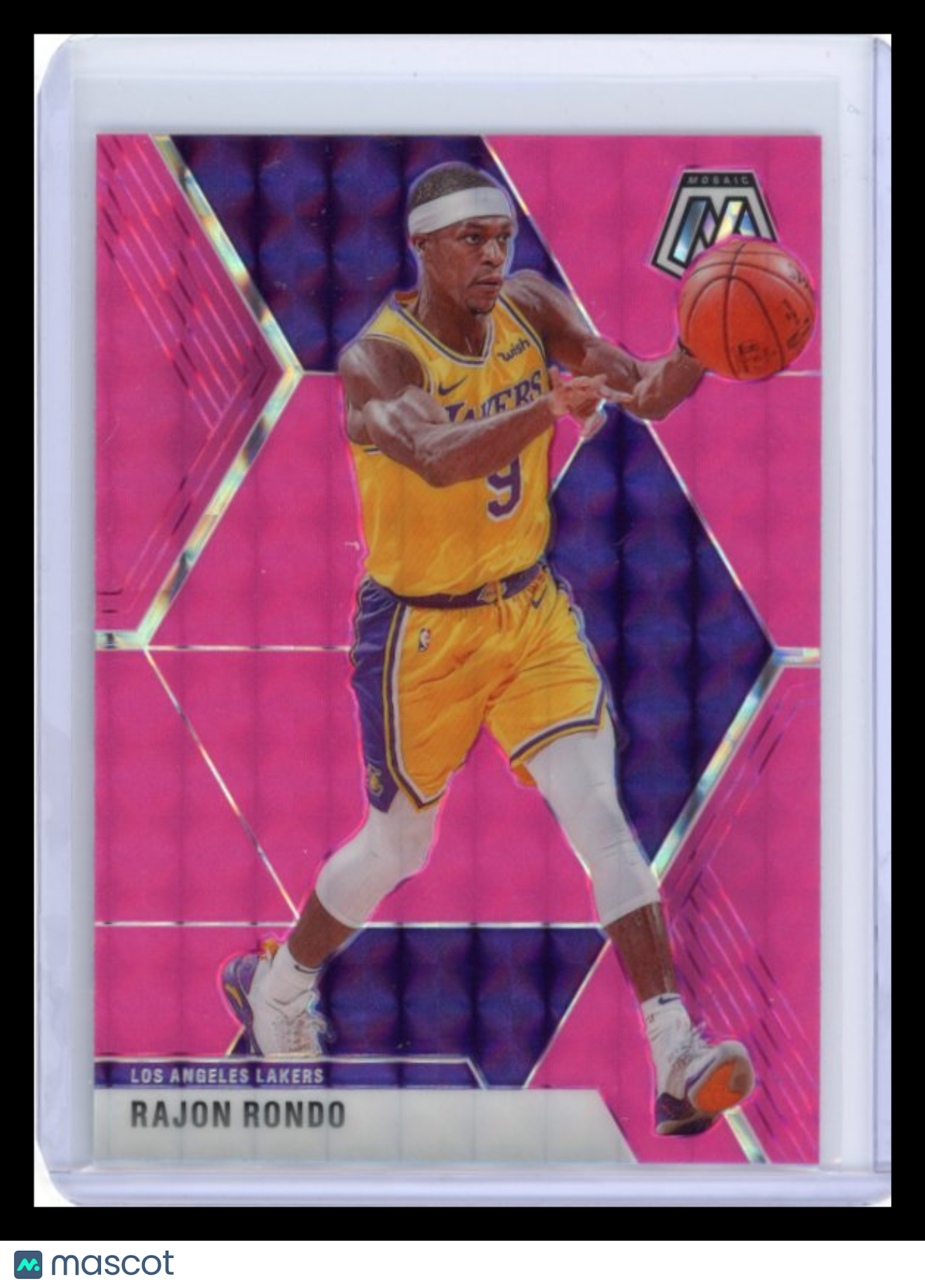 Rajon Rondo - 2019-20 Panini Mosaic Pink /10