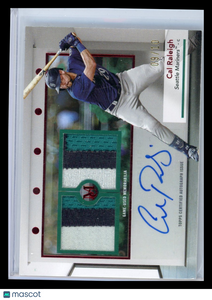 Cal Raleigh - 2024 Topps Museum Collection 09/10 Autograph Relic Dual Patch