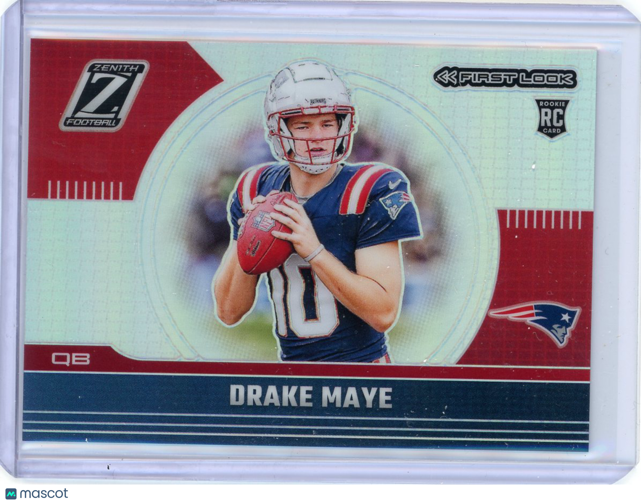 Drake Maye - 2024 Panini Zenith First Look SP Prizm RC Patriots