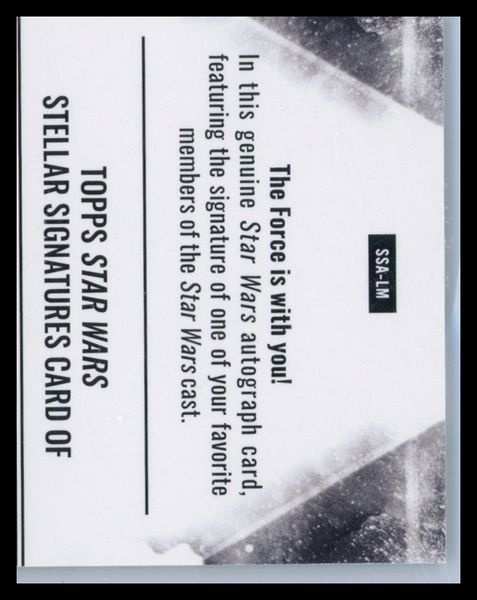 2023 Topps Star Wars Stellar Signatures Lars Mikkelsen Autograph 49/99 #SSA-LM