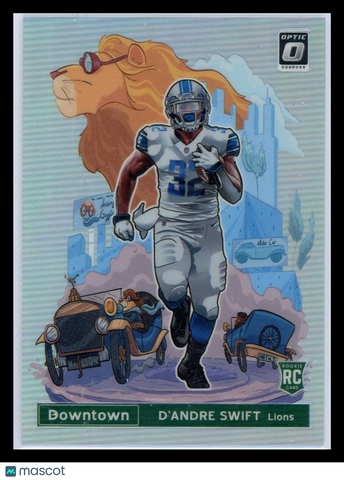 D'Andre Swift - 2020 Panini Donruss Optic Downtown RC