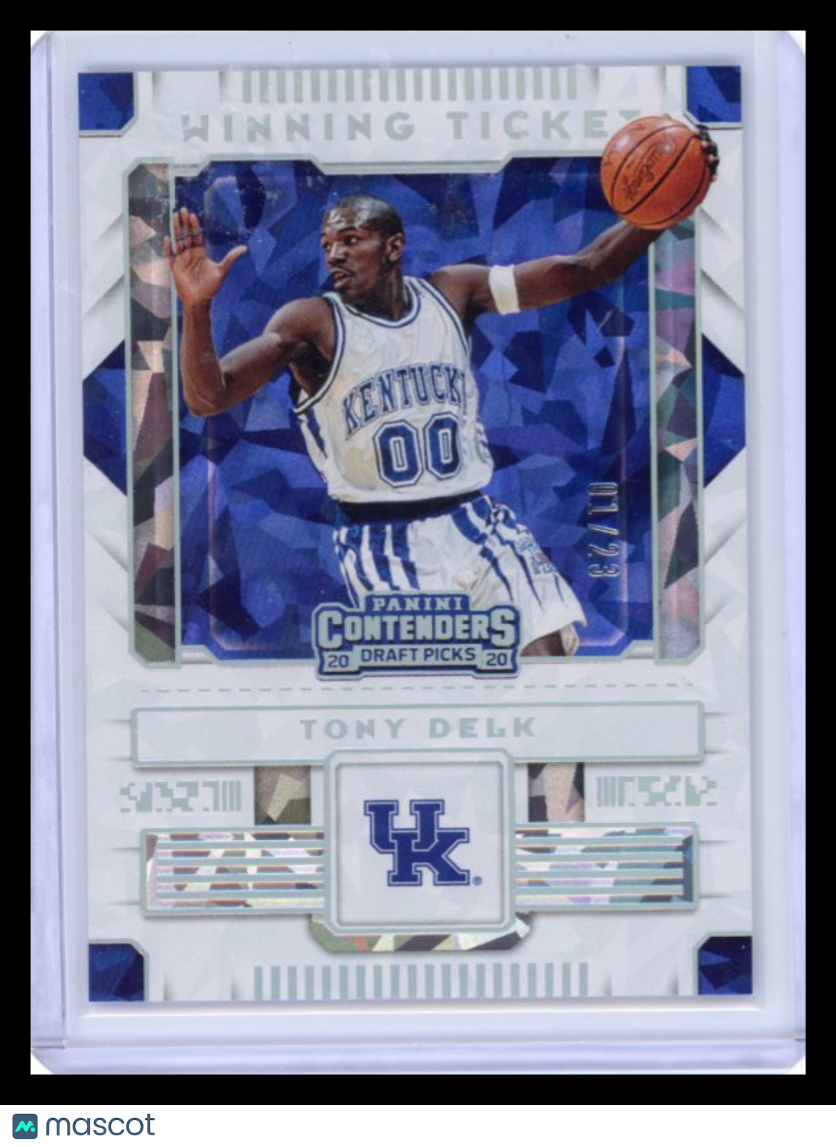 Tony Delk - 2020 Contenders Draft Picks Winning Ticket Cracked Ice 01/23