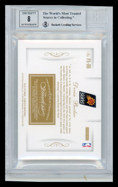 Devin Booker - 2015 Panini Flawless Patch Autographs 15/25 Rookie BGS 8.5