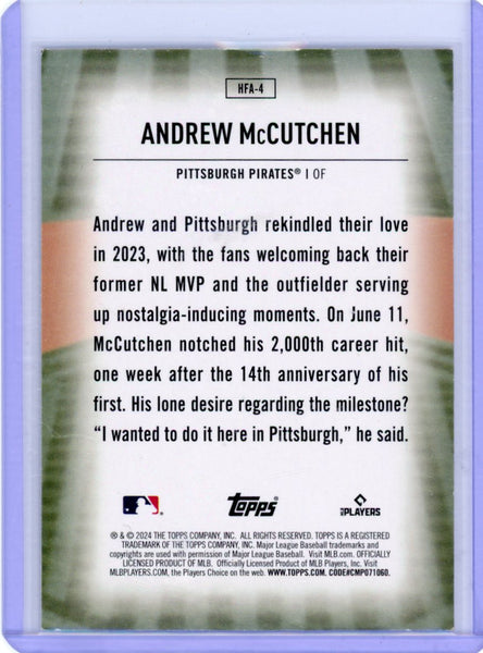 Andrew McCutchen 2024 Topps Home Field Advantage