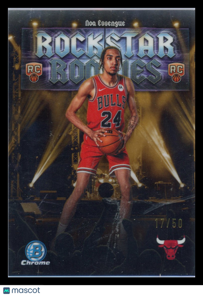 Noa Essengue - 2025 Bowman Chrome Rockstar Rookies Topps Gold 17/50