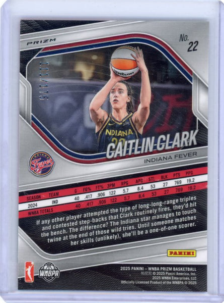 Caitlin Clark - 2025 Panini Prizm Basketball Pink /175