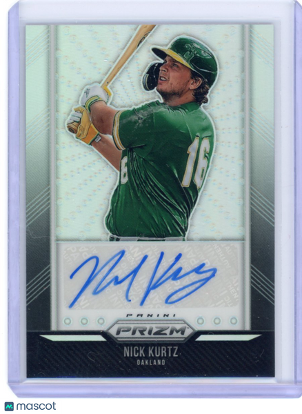 Nick Kurtz - 2026 Prizm Baseball Silver Throwback Auto