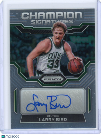Larry Bird - 2022-23 Panini Prizm Champion Signatures 2023 Auto CHS-LBI