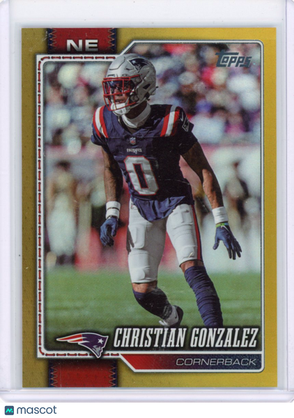 Christian Gonzalez - 2026 Topps Gold Foil /50