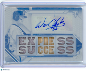 Will Clark - 2021 Topps Triple Threads White Whale Plate Autograph Patch 1/1