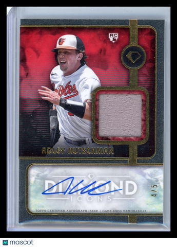 Adley Rutschman - 2023 Topps Diamond Icons Autograph RC Game Used  4/5
