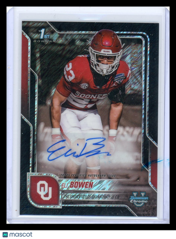 Eli Bowen - 2025 Bowman University Chrome Topps Auto Black Wave 9/10