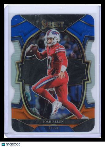 Josh Allen - 2023 Panini Select Die Cut Orange Blue Concourse 06/35