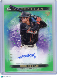 Jung Hoo Lee - 2024 Topps Inception Green Autograph 38/99 RC Rookie BRES-JHO