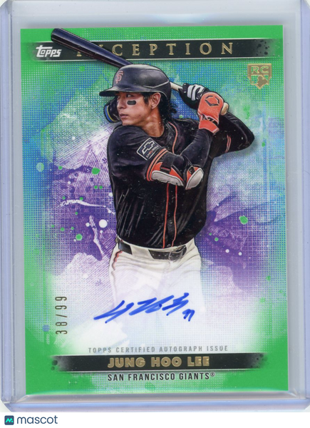Jung Hoo Lee - 2024 Topps Inception Green Autograph 38/99 RC Rookie BRES-JHO