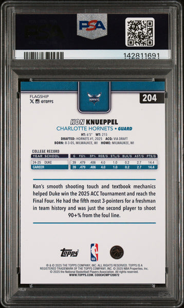 Kon Knueppel - 2025 Topps PSA 10