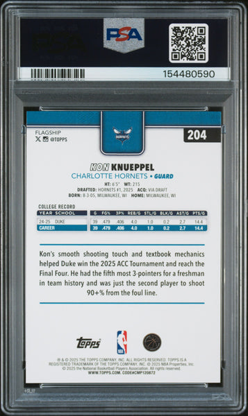 Kon Knueppel - 2025 Topps PSA 10