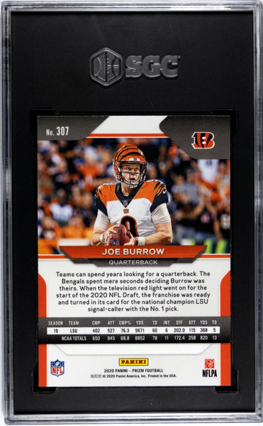 Joe Burrow - 2020 Panini Prizm SGC 10
