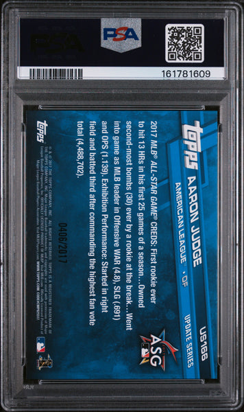 Aaron Judge - 2017 Topps Update Gold PSA 8