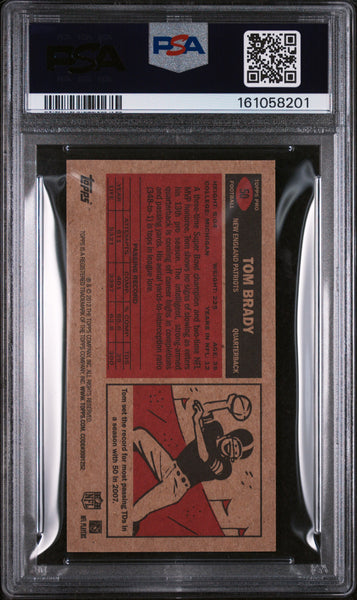 Tom Brady - 2012 Topps 1965 Topps Inserts PSA 9