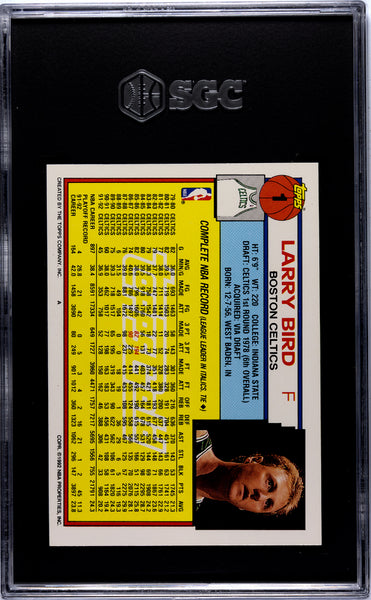 Larry Bird - 1992 Topps Gold SGC 10