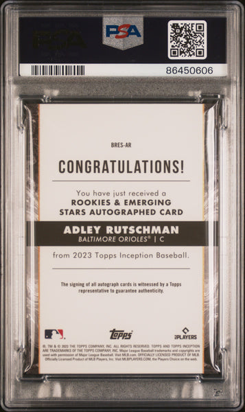 Adley Rutschman - 2023 Topps Inception Rookie Auto Magenta PSA 10 06/99