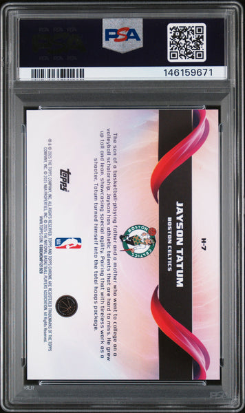 Jayson Tatum - 2025 Topps Chrome Helix PSA 10