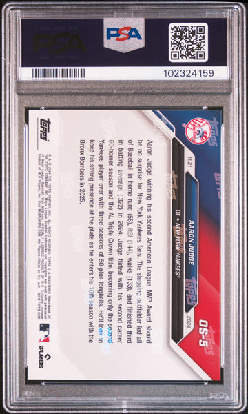 Aaron Judge - 2024 Topps Now Offseason PSA 10