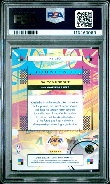 Dalton Knecht - 2024 Panini Court Kings Rookies II PSA 10