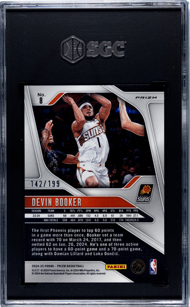 Devin Booker - 2024 Panini Prizm Blue SGC 10